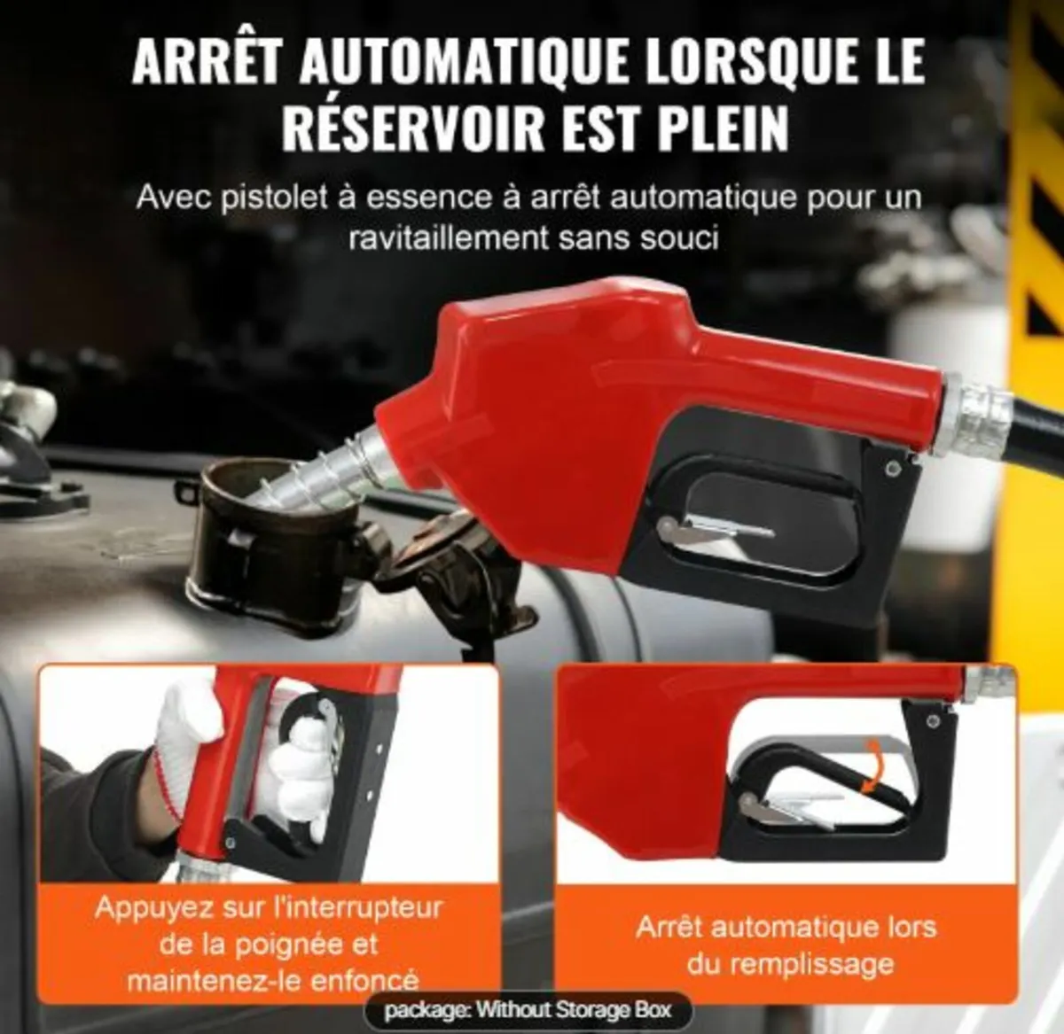 Fuel Transfer Pump, 12V DC 37.9 LPM 798.6 cm Lift, - Image 2