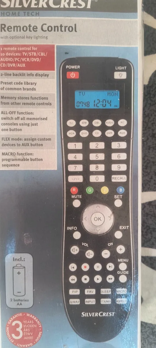 Remote Controls New. Universal LCD - Image 3