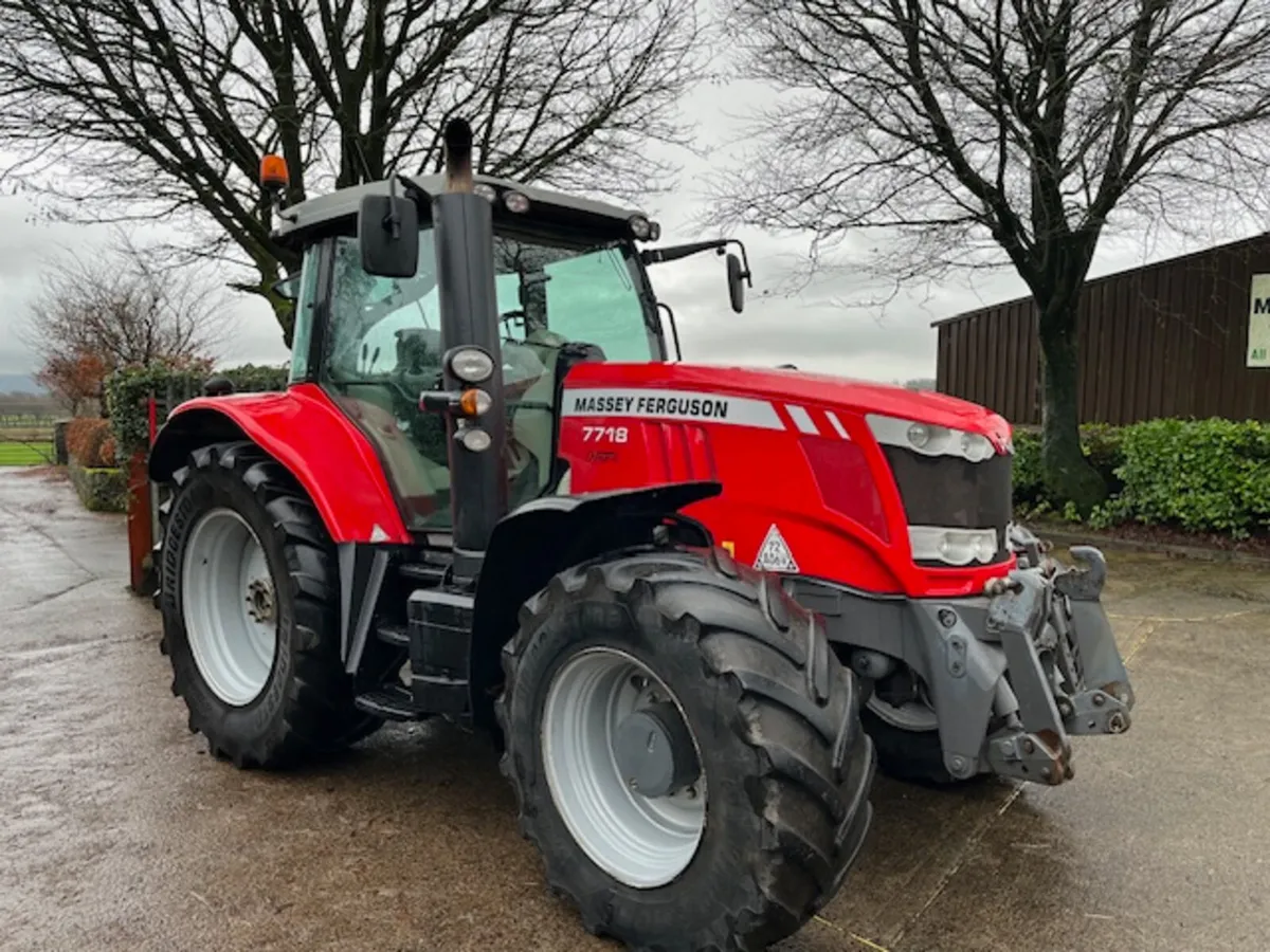 Massey Ferguson 7718 Dyna-6 c/w F/L & PTO Tractor - Image 2