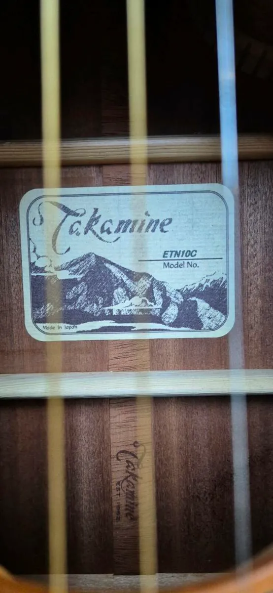 Takamine ETN10c 6 String Acoustic/Electric - Image 4