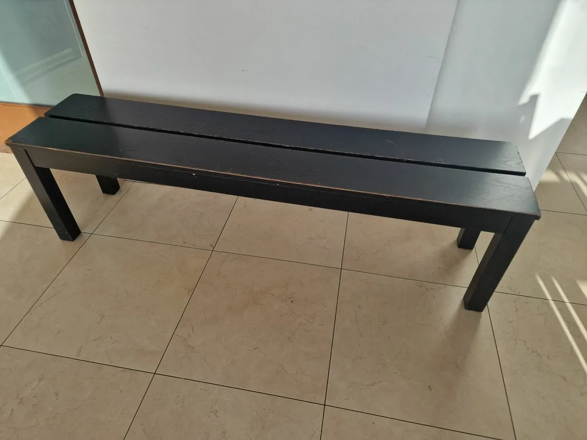 Kitchen Table with 4 matching chairs and bench - Image 4