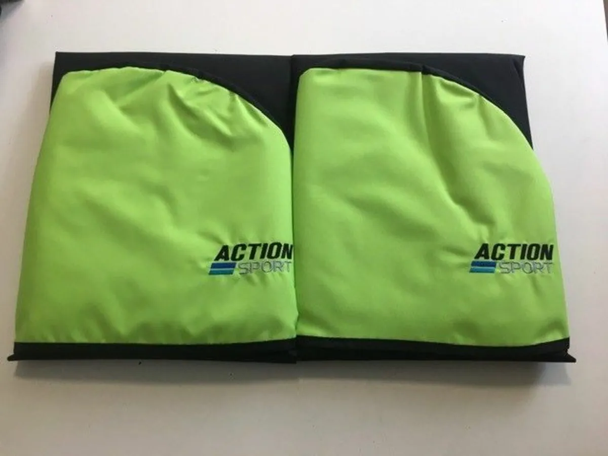 Action Sport Waterproof Seat Covers Lime Green - Image 1