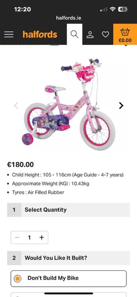 Girls bike - Image 1