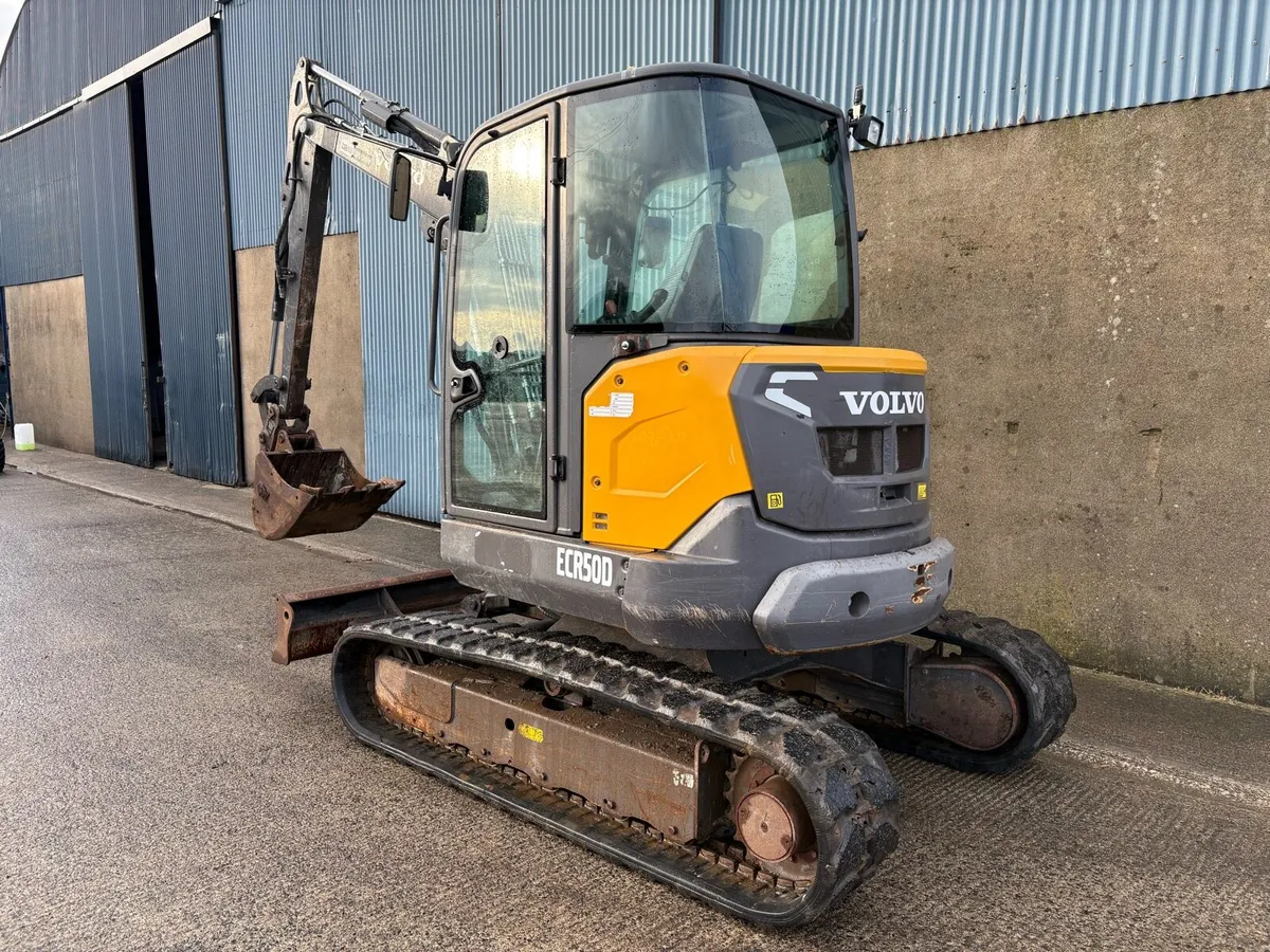 2017 Volvo ECR 50 D 5 Tonne Mini Digger - Image 3