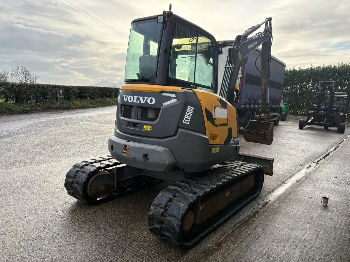 2017 Volvo ECR 50 D 5 Tonne Mini Digger - Image 4