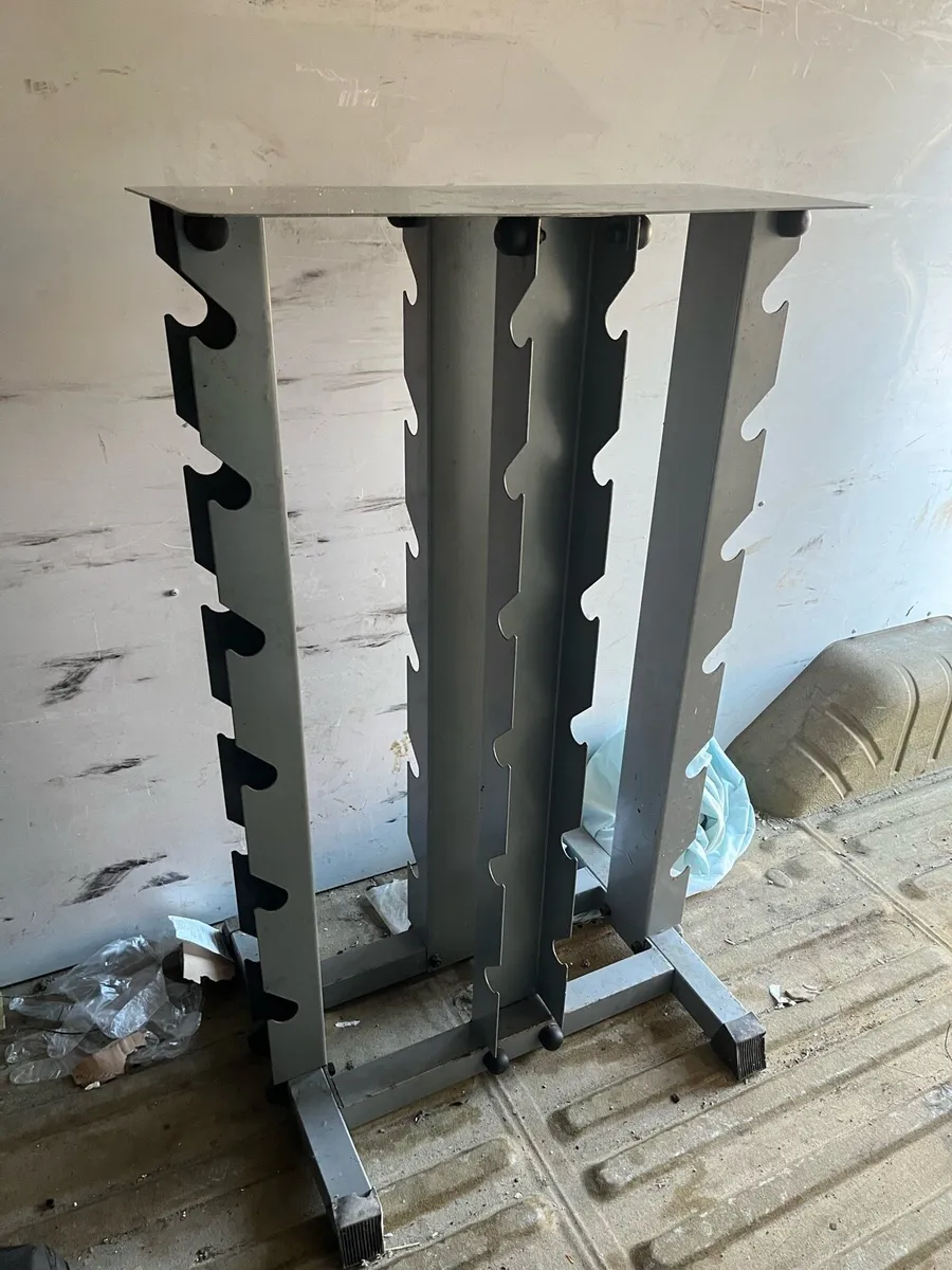 Body power 4 tier dumbbell rack. 24 dumbbell store - Image 2