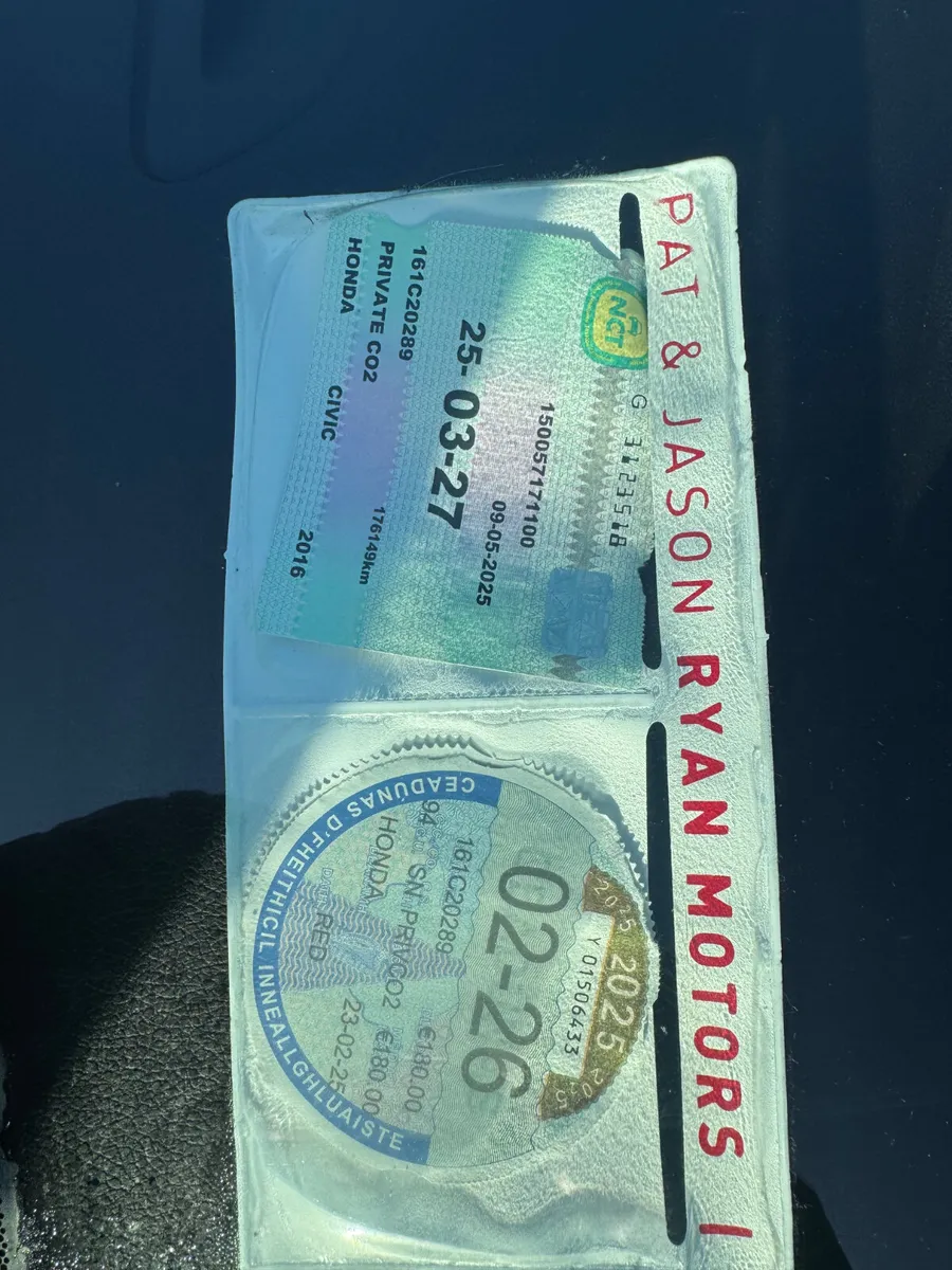 Honda Civic 2016 diesel nct 2027 taxed - Image 4