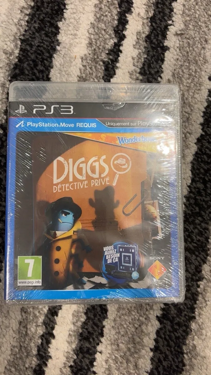 Factory Sealed Wonderbook: Diggs Détective PS3