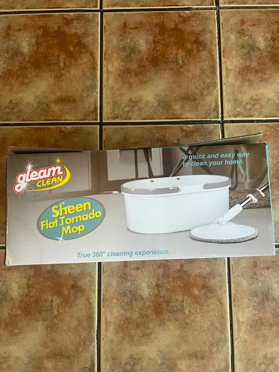 GLEAM CLEAN SHEEN FLAT TORNADO MOP AND BUCKET - Image 1