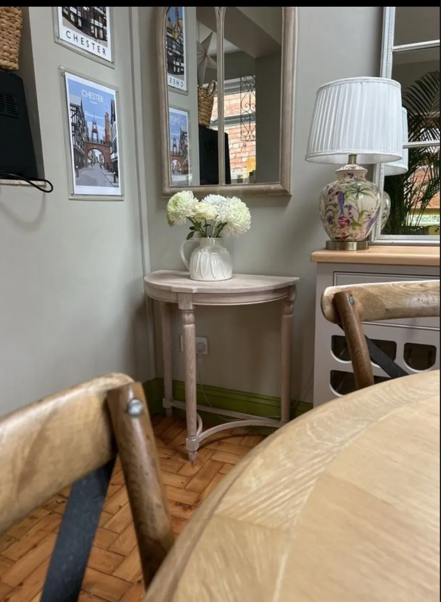 Neptune Wooden Console Table - Image 1