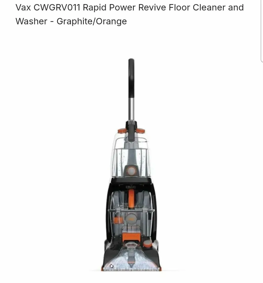 VAX Rapid Power Revive Carpet Cleaner - Image 2