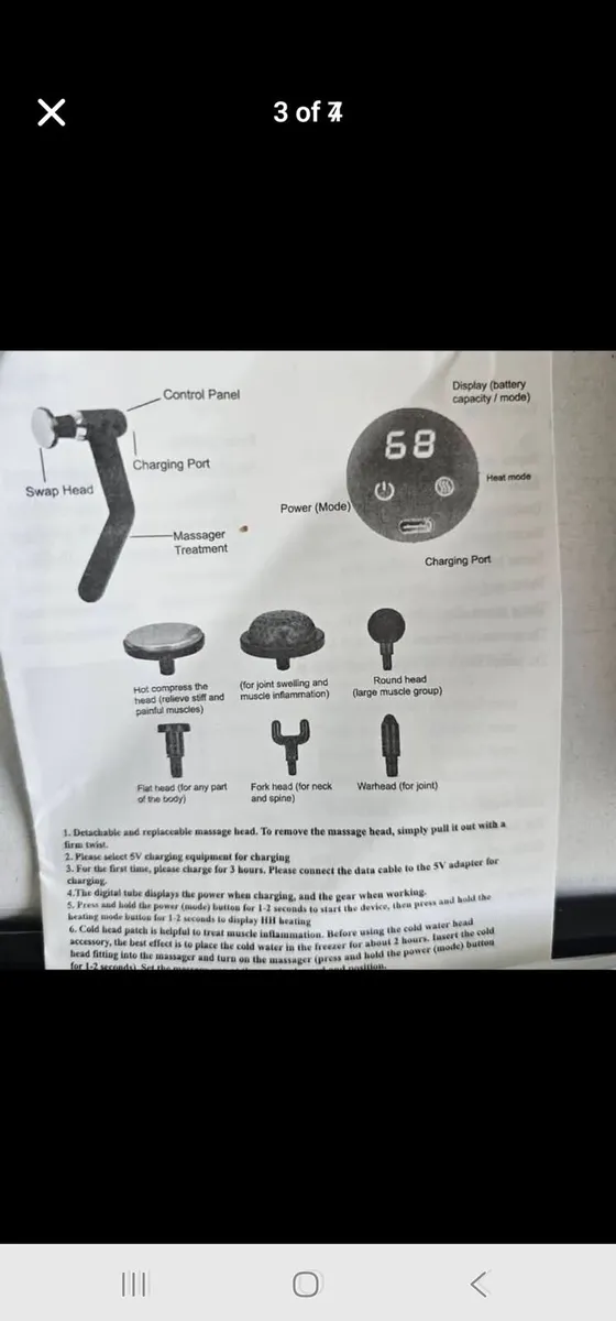 Brand new Massage gun - Image 3