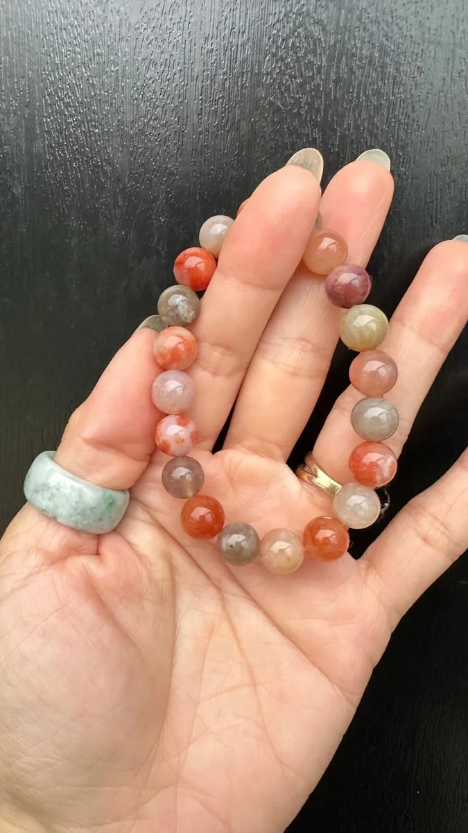 Natural Fossil Coral Bracelet - Image 4