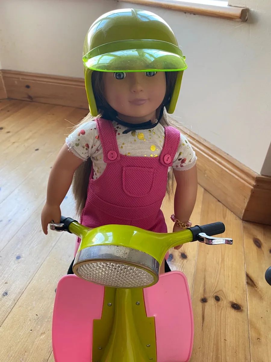 Our Generation Scooter with helmet - Image 4