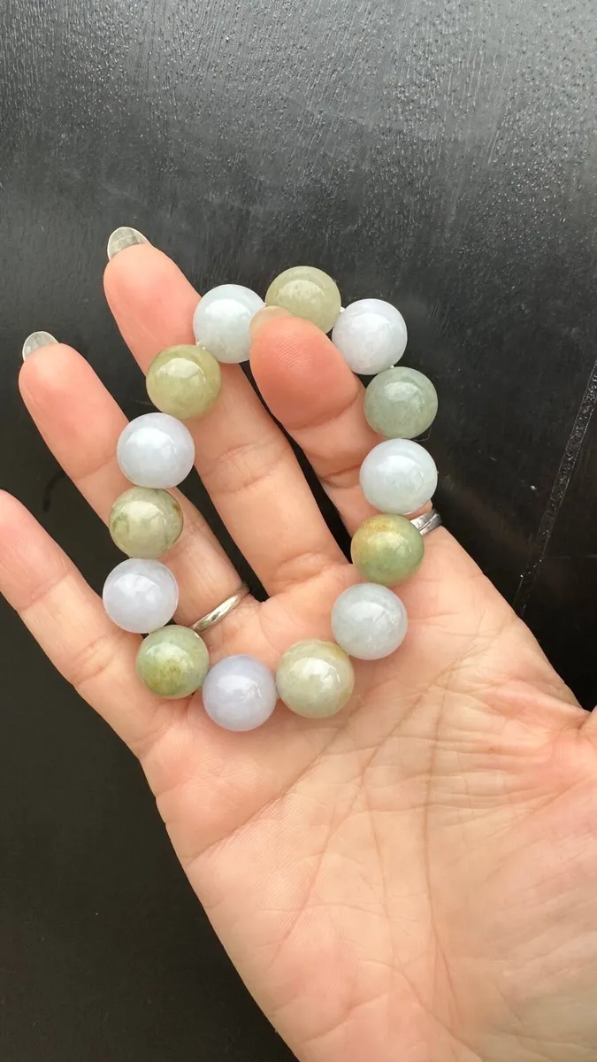 Grade A Burma Jadeite Bracelet - Image 3