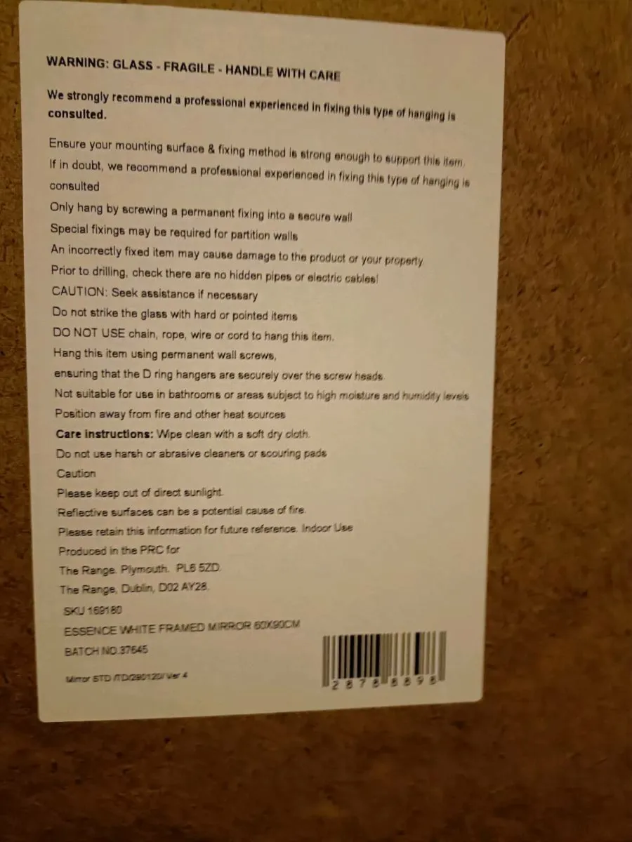 Mirror White Unused - Image 4