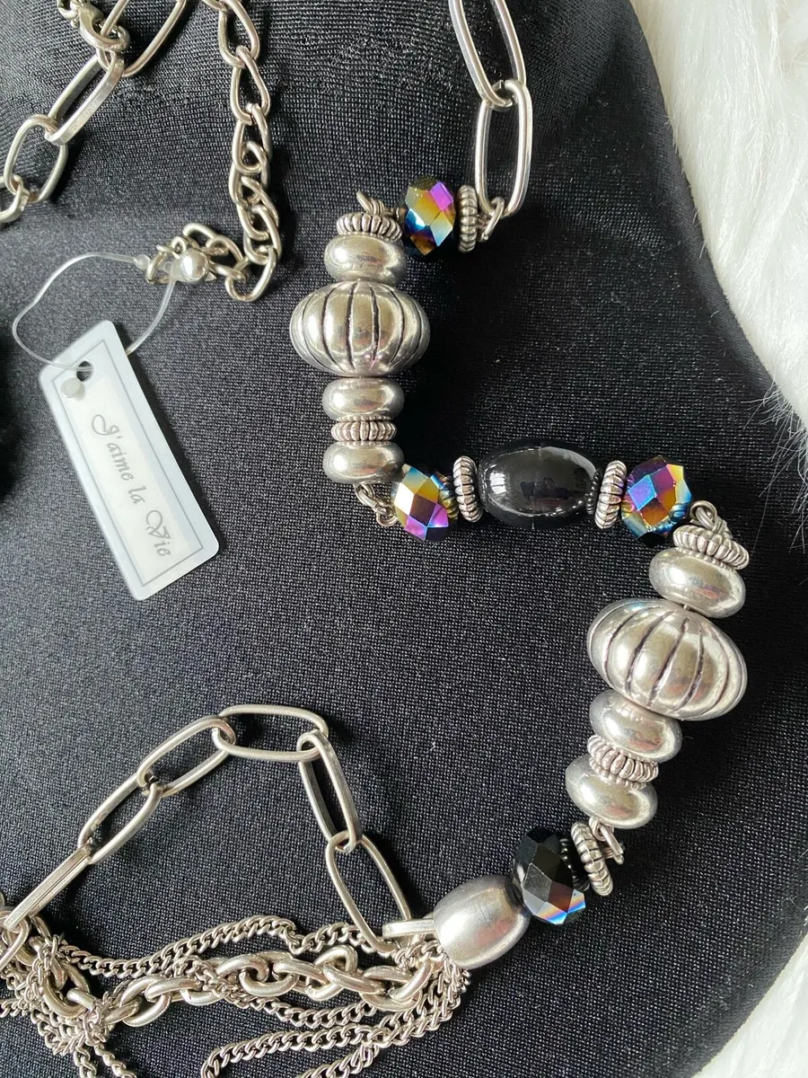 Brand New J'AIME LA VIE Silver Chain Necklace - Image 2