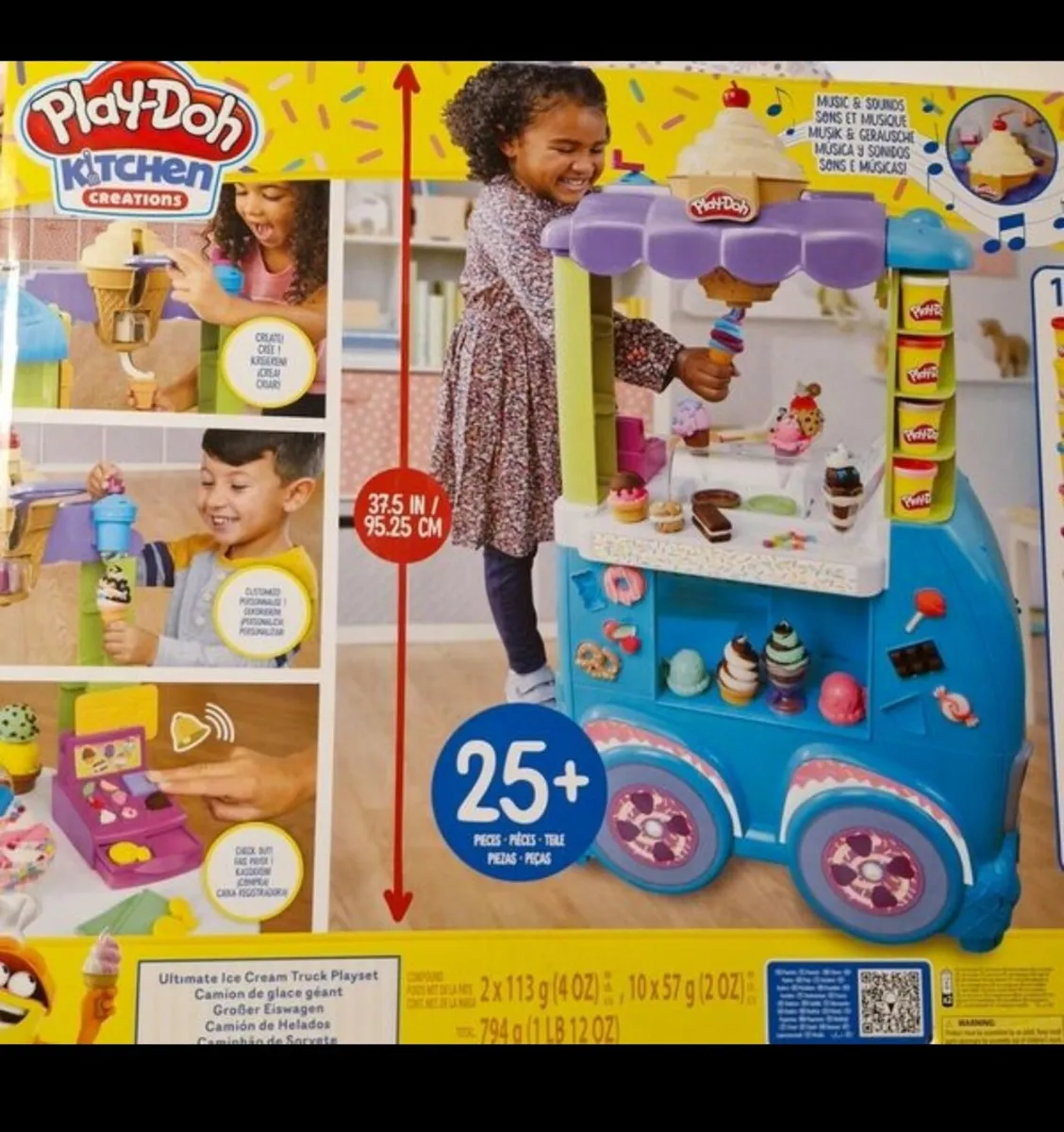 Playdoh kitchen creations ultimate ice cream truck - Image 1