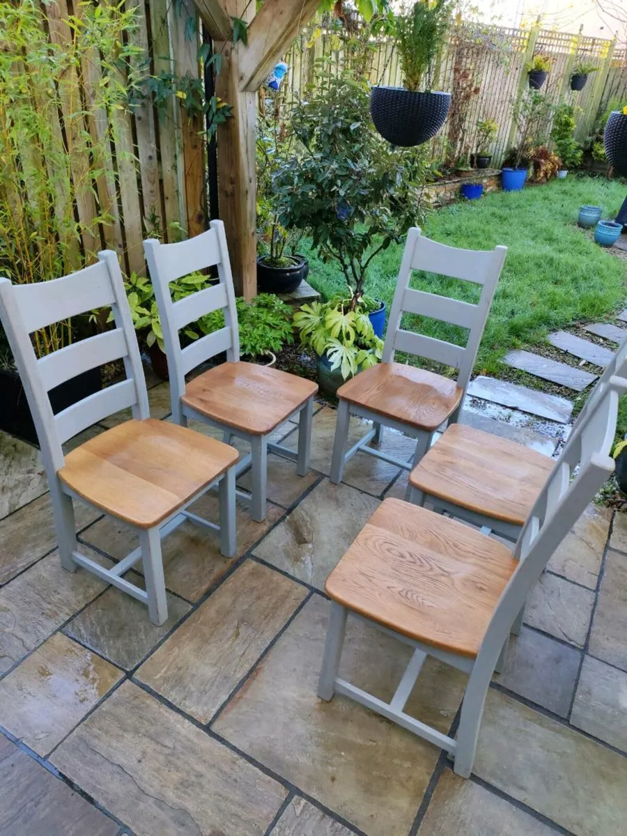 5 kitchen dining chairs - Image 2