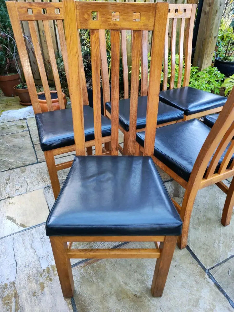 6 kitchen dining chairs chairs - Image 1