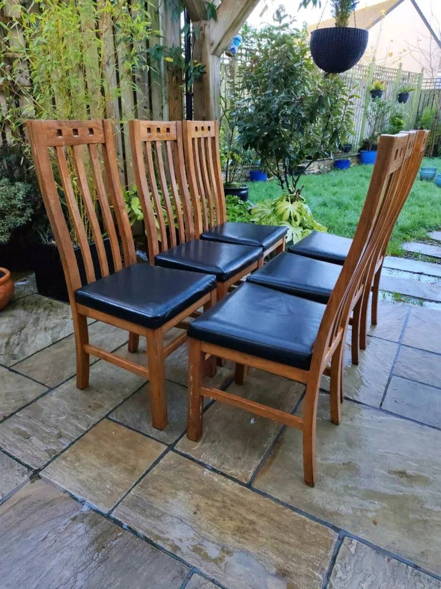 6 kitchen dining chairs chairs - Image 2