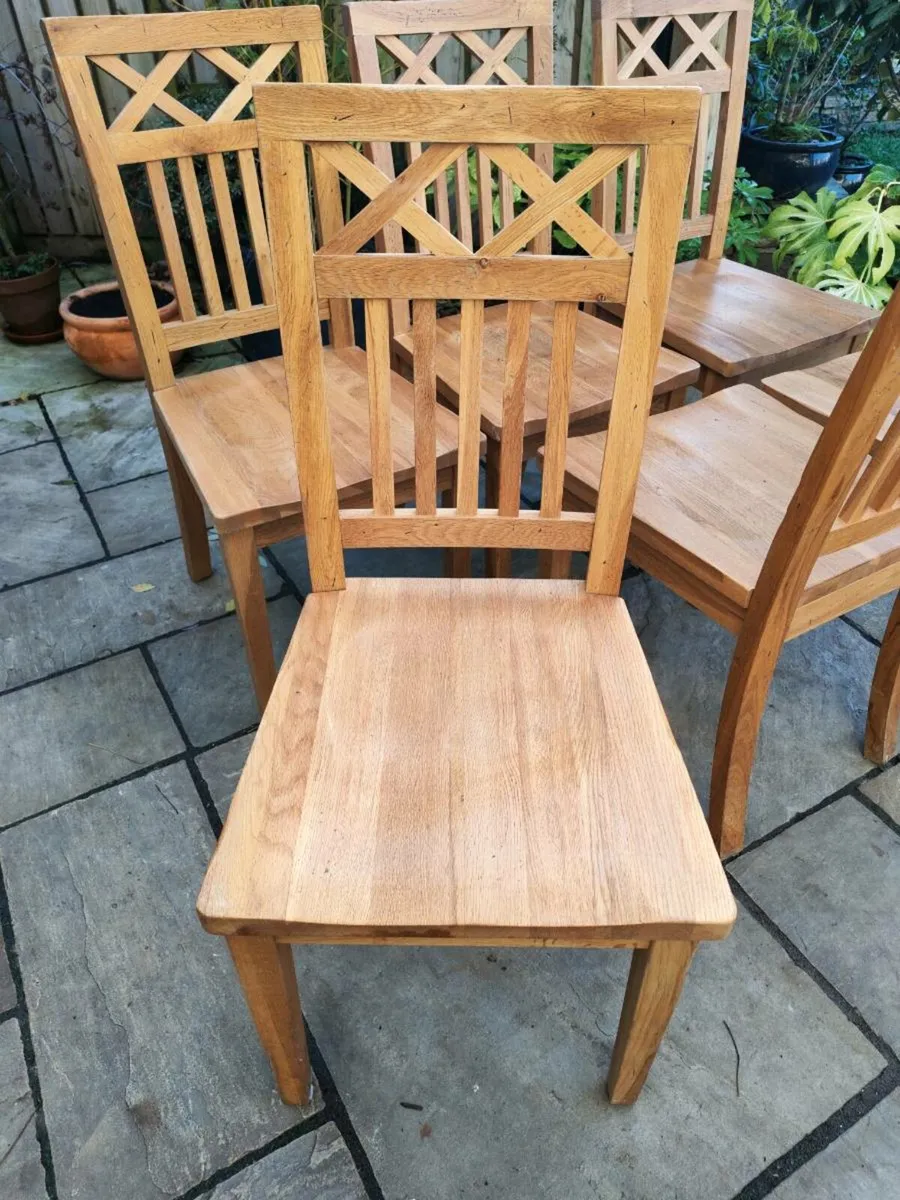 6 kitchen dining chairs chairs - Image 1