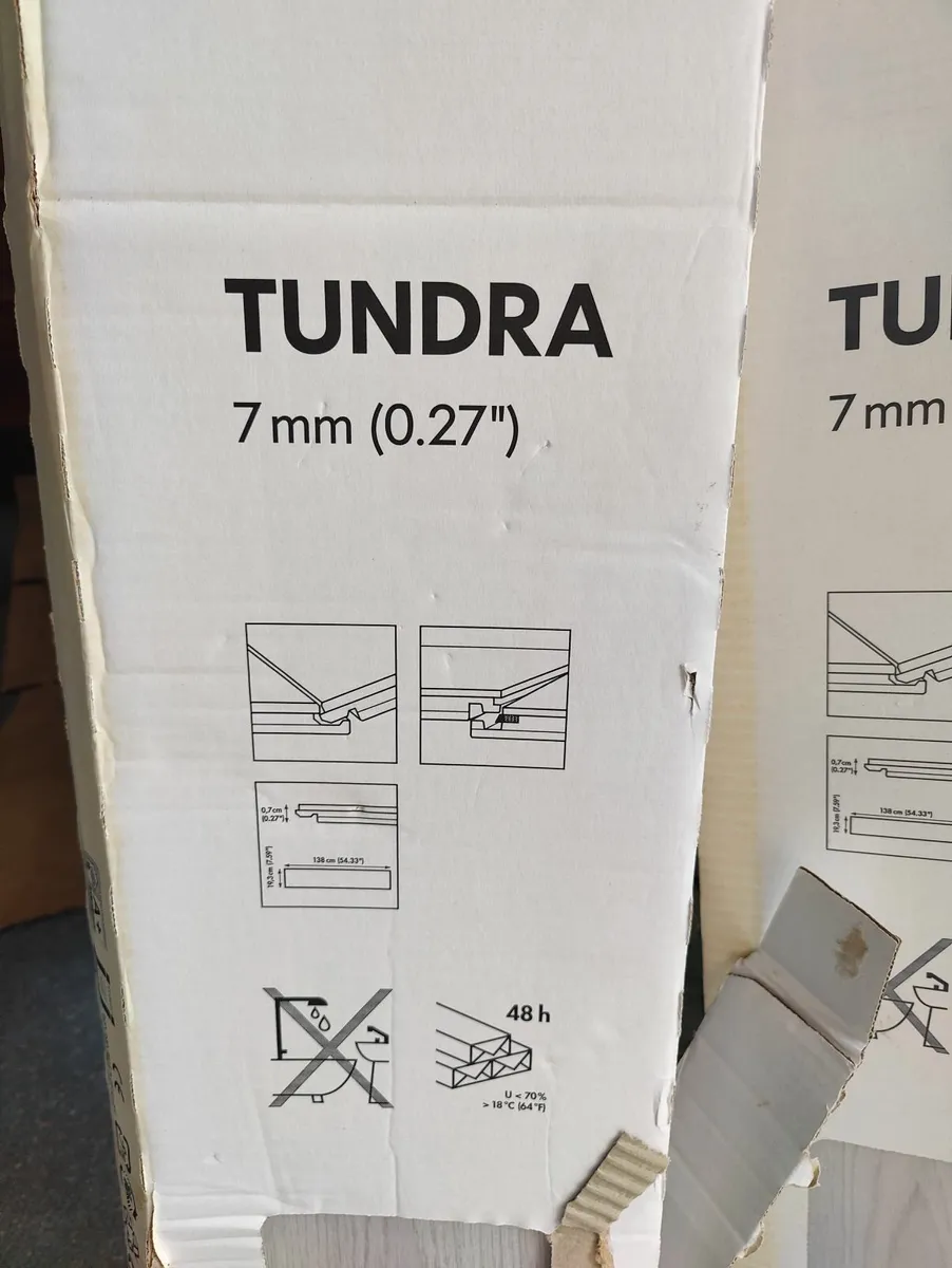 FREE Ikea Tundra 7mm laminate flooring 2.5 boxes - Image 4