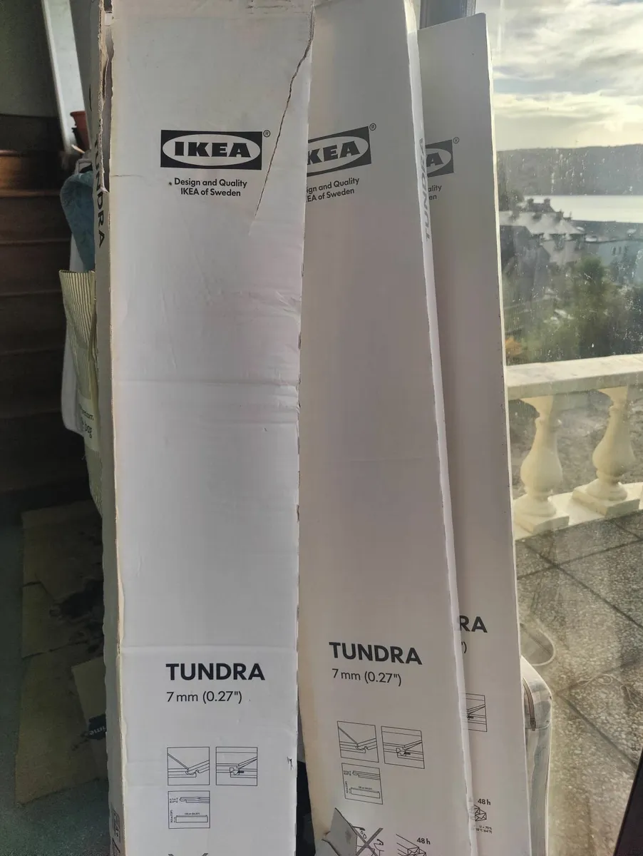 FREE Ikea Tundra 7mm laminate flooring 2.5 boxes - Image 1