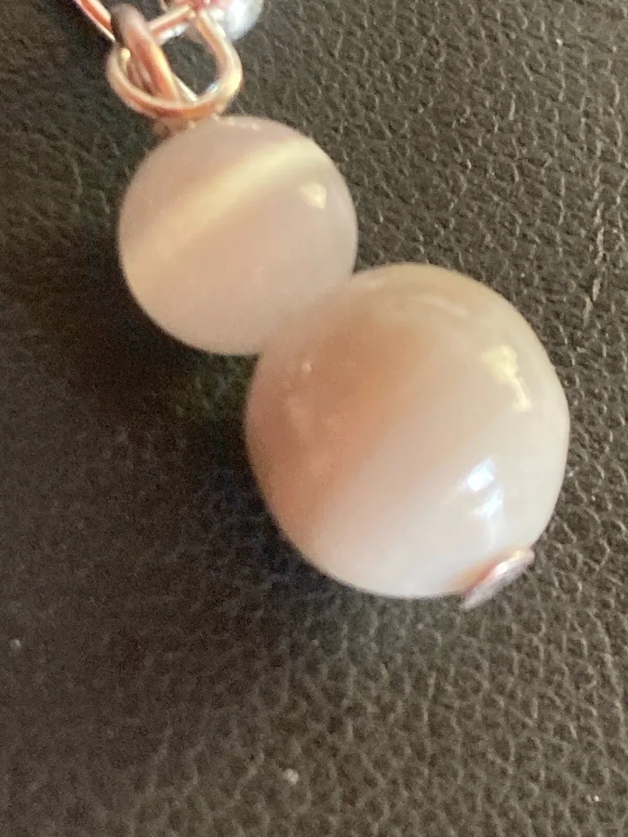 Sterling Silver grey aventurine earrings - Image 3