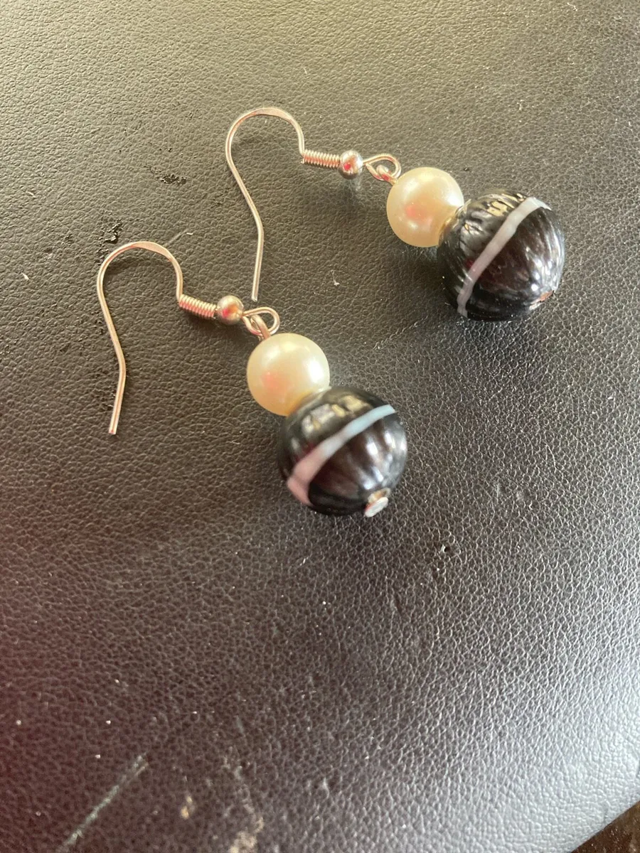 Sterling Silver drop earrings - Image 2