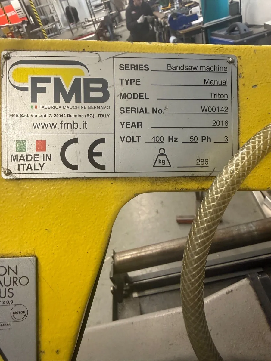 Fmb bandsaw 3 phase - Image 2