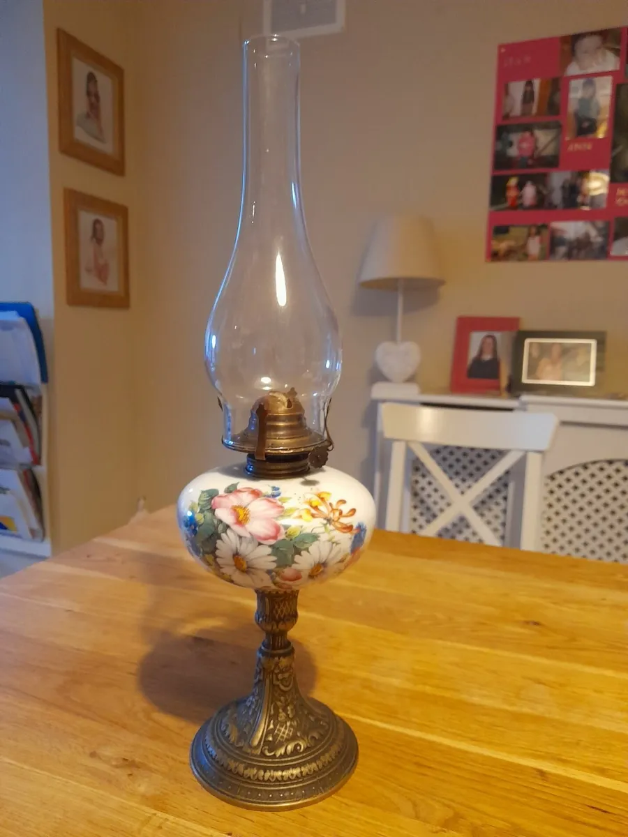 Old style classic oil lamp