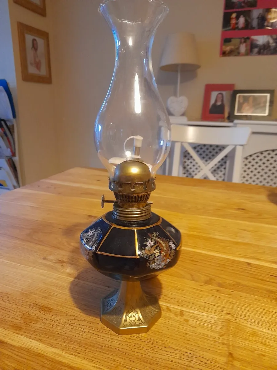 Old style oil lamp