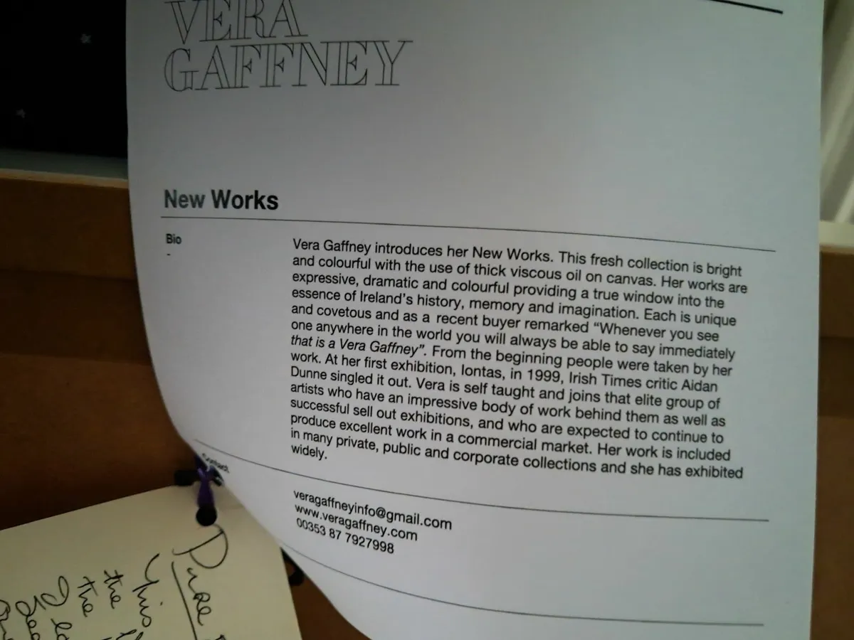 Framed picture vera Gaffey artist - Image 2