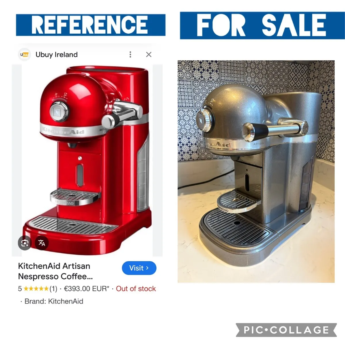 KitchenAid Artisan Nespresso Coffee Machine
