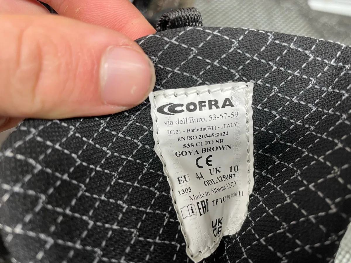 Cofra Steel Toe Boots Size 10 - Image 3