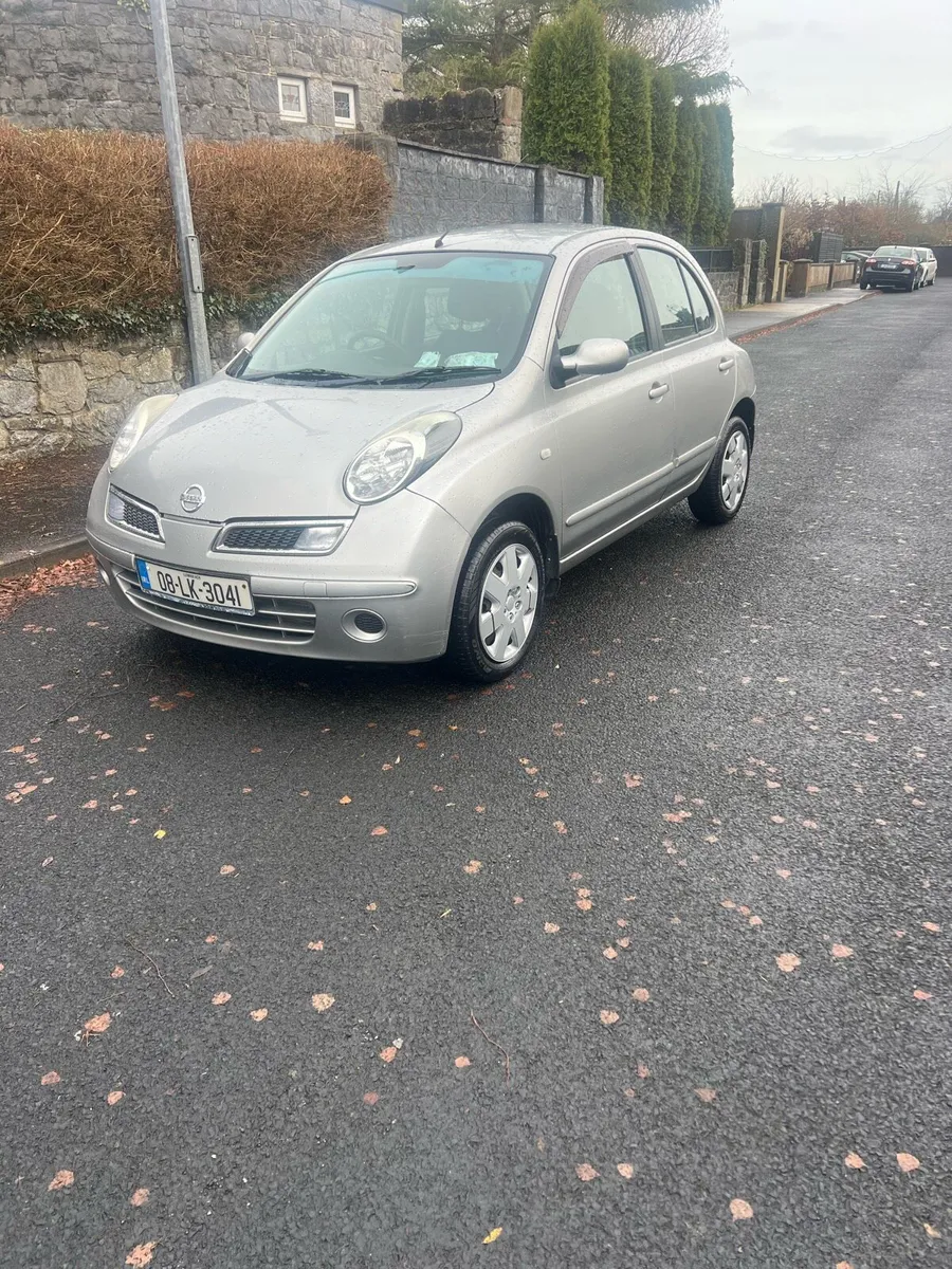 Nissan Micra 1.2 petrol 2008 tax and Nct - Image 1