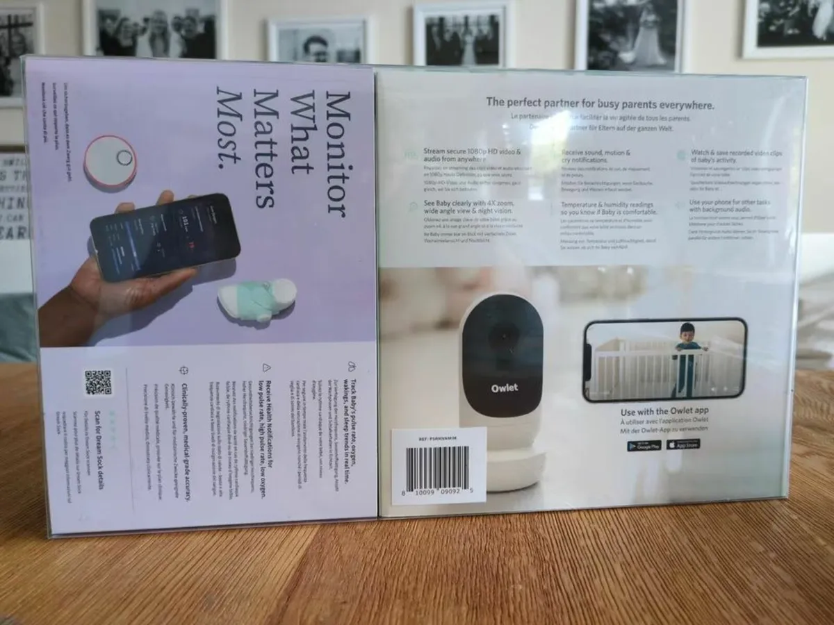 Owlet Dream Sock + Owlet Cam 2 New Sealed With Rec - Image 2