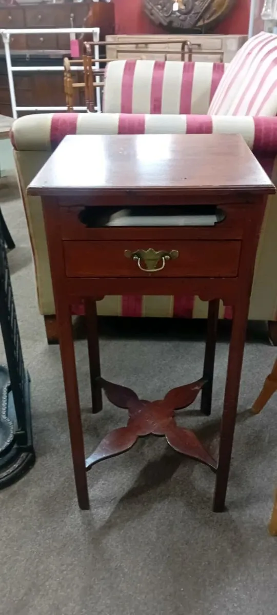 Antique Ecclesiastical Donation Table - Image 1