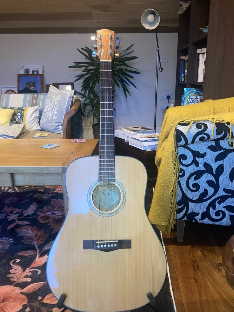 Guitars. Fender cd60 and Harley Benton classic - Image 2