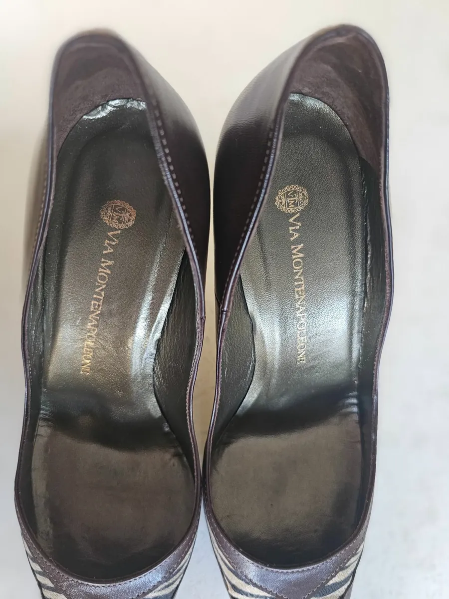 Luxurious italian leather stilletos - Image 2