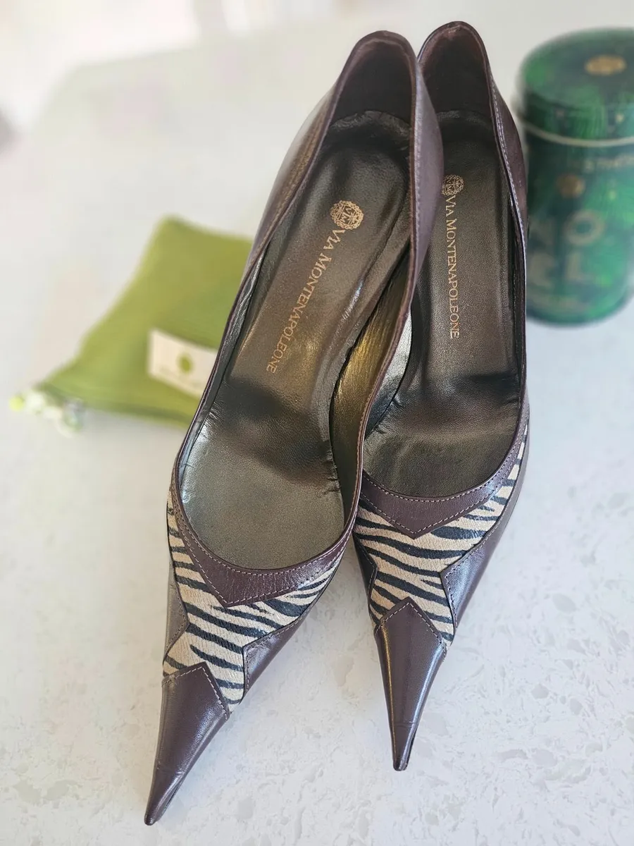 Luxurious italian leather stilletos - Image 3