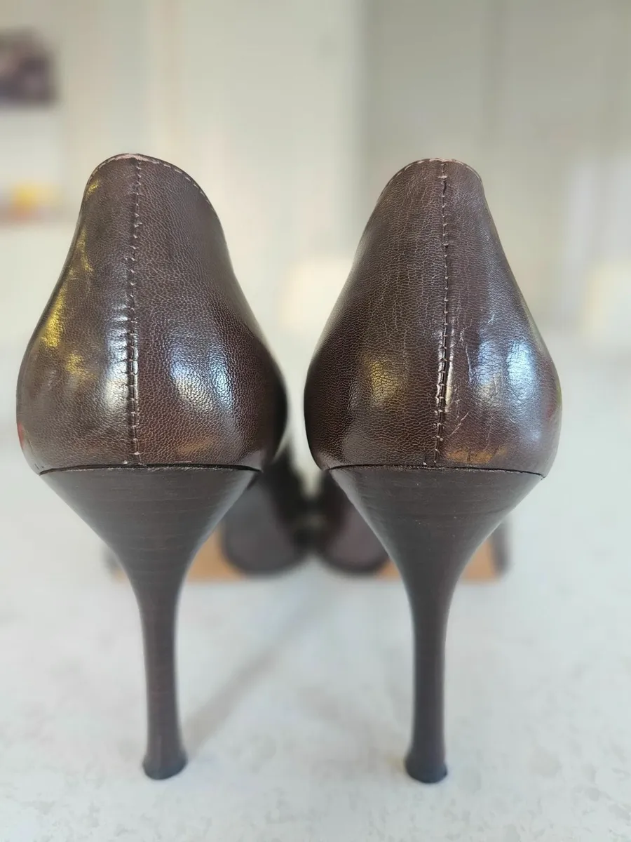 Luxurious italian leather stilletos - Image 4