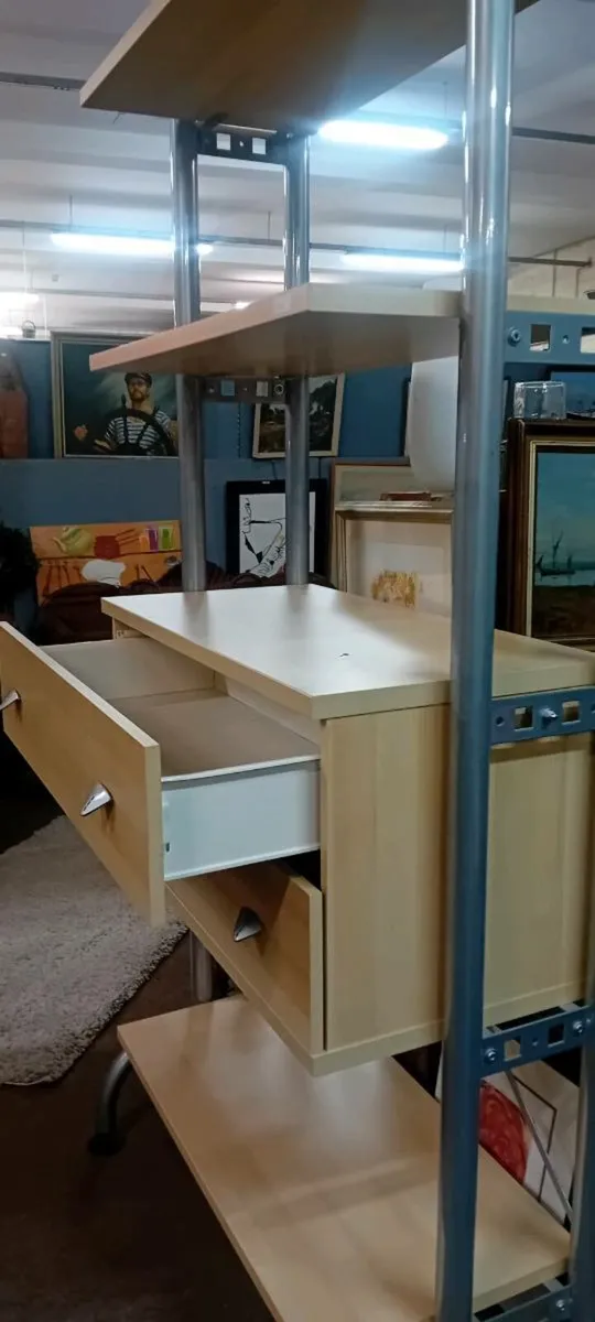 Large Modern Shelving Unit With Drawers - Image 2