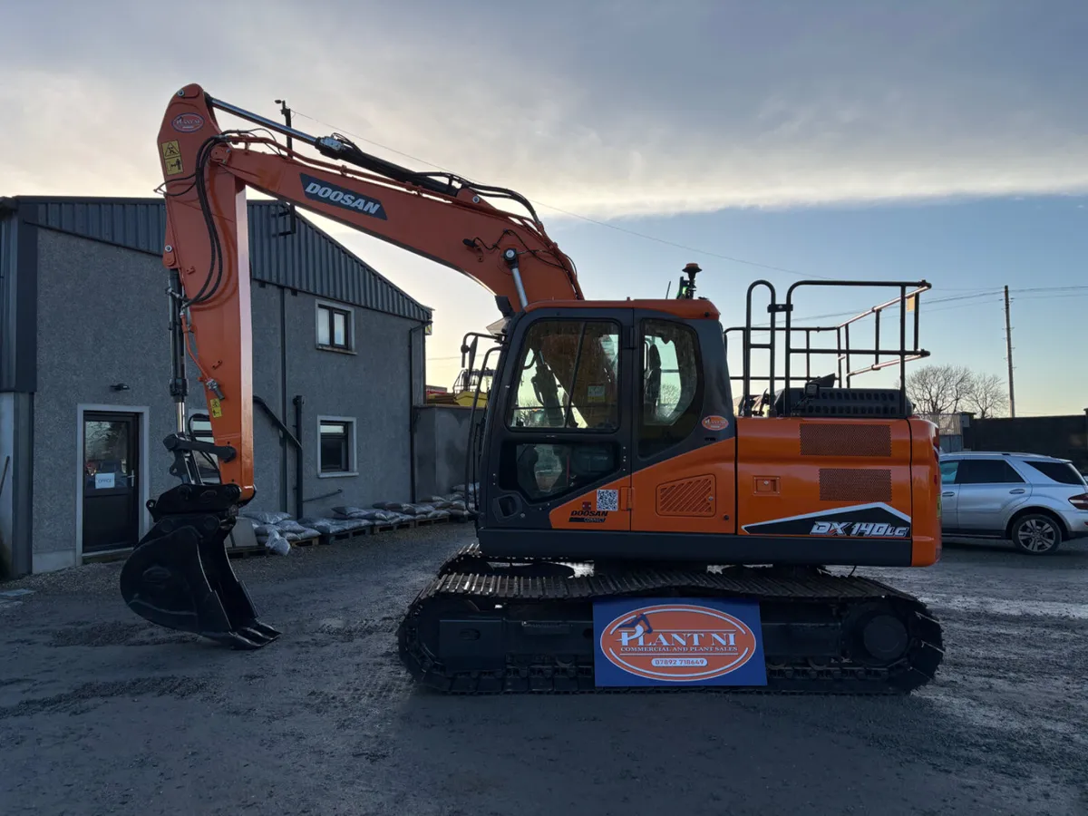 2022 Doosan DX140LC-7 low hours Finance Arranged - Image 1