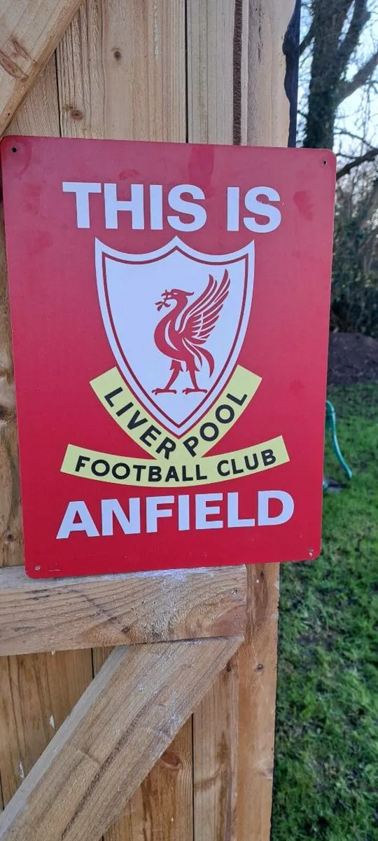 Liverpool metal sign