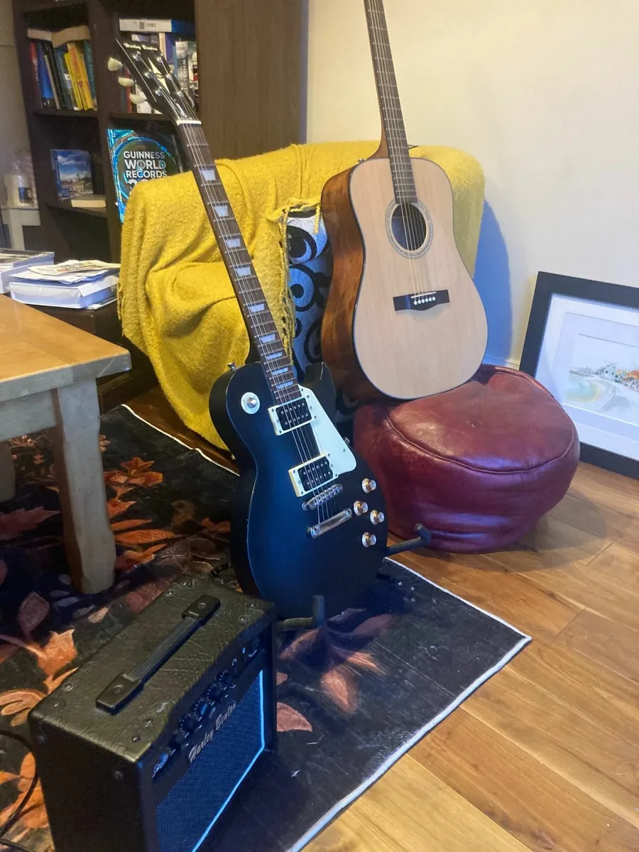 Guitars. Fender cd60 and Harley Benton classic - Image 1