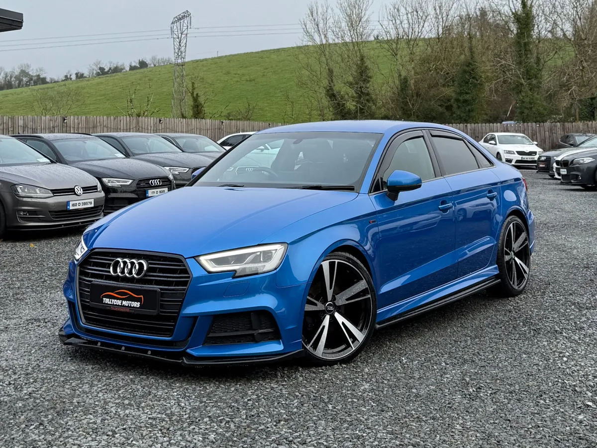 AUDI A3 SALOON S-LINE ARA BLUE 2018 - Image 1