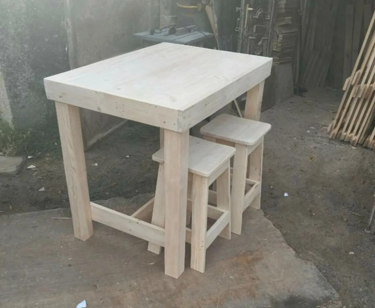 Handmade rustic table - Image 3