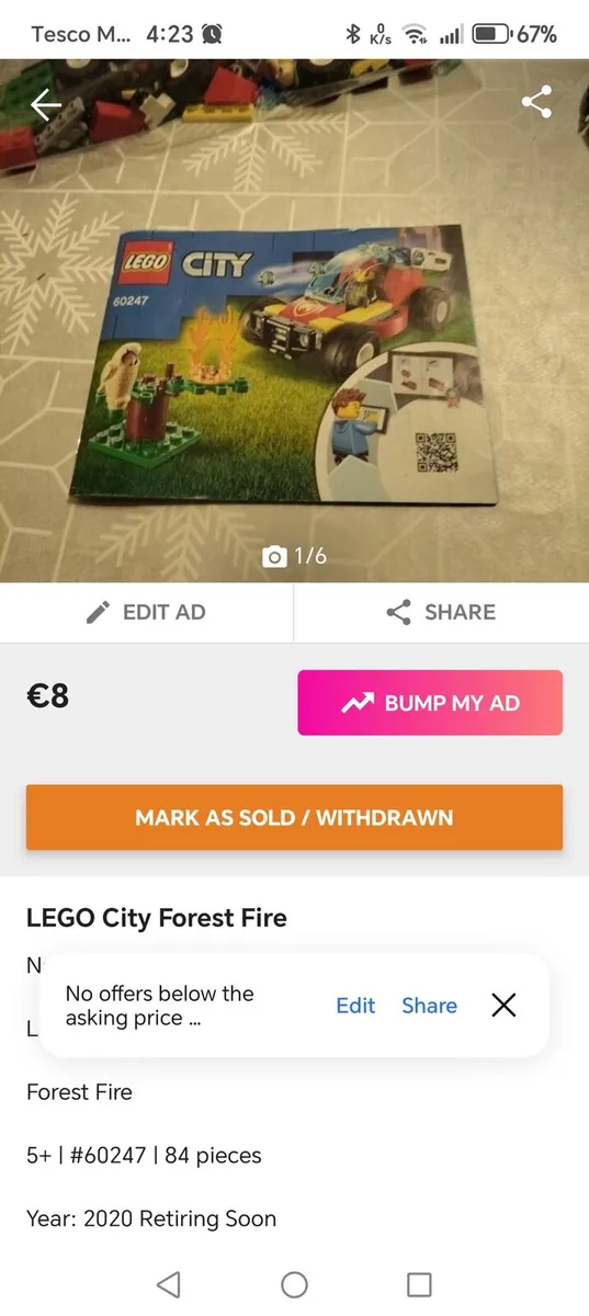 LEGO City Forest Fire 60247